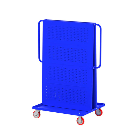 F89550B Valley Craft Modular A-Frame Bin & Tool Carts | Blue 11" Deck Space (1.5” lip)