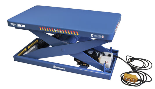 L3K-2848 Bishamon OPTIMUS® LK-Series Stationary Lift Tables | 3,000lbs Max Capacity 28" x 48" Platform
